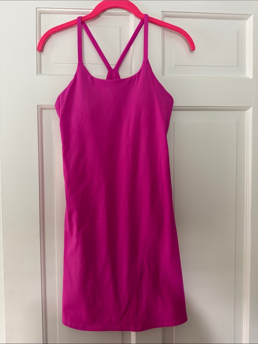 Amazon Fuchsia Strappy Tank Dress